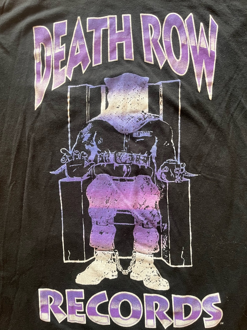 Death Row Records Graphic Tee - Black & Purple
